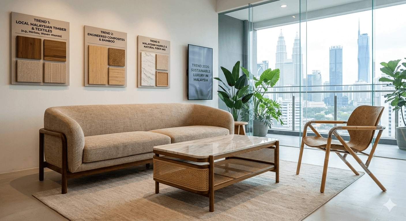 Top Furniture Material Trends in Malaysia for 2026
